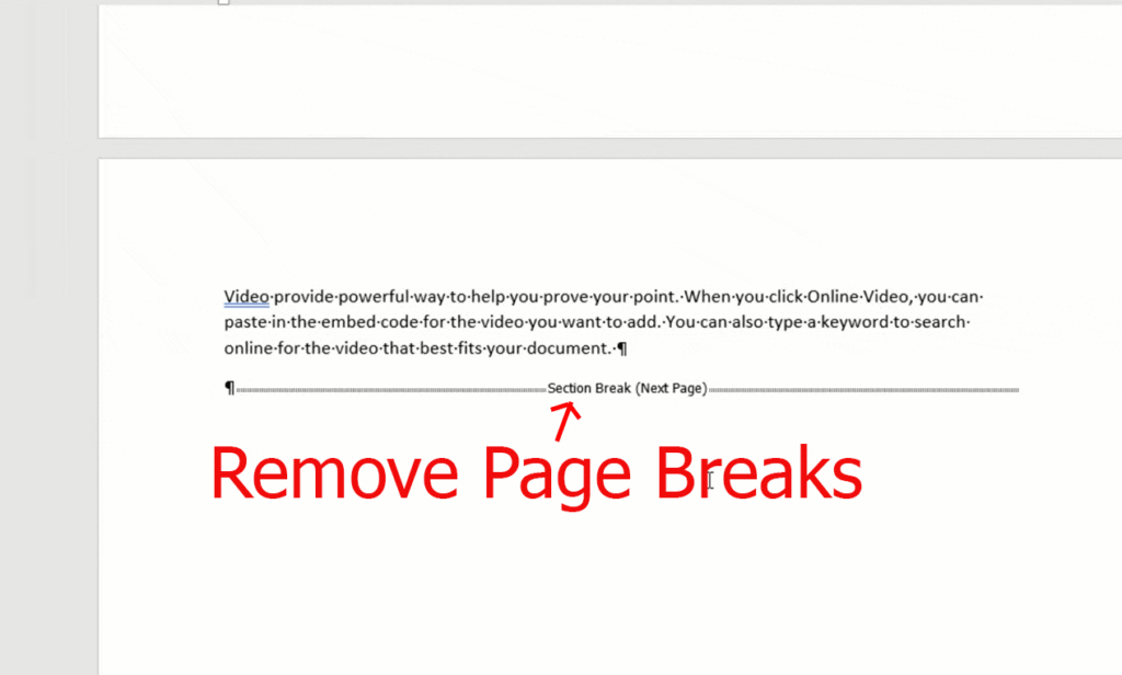 Examnew24.in-How to remove blank pages in word