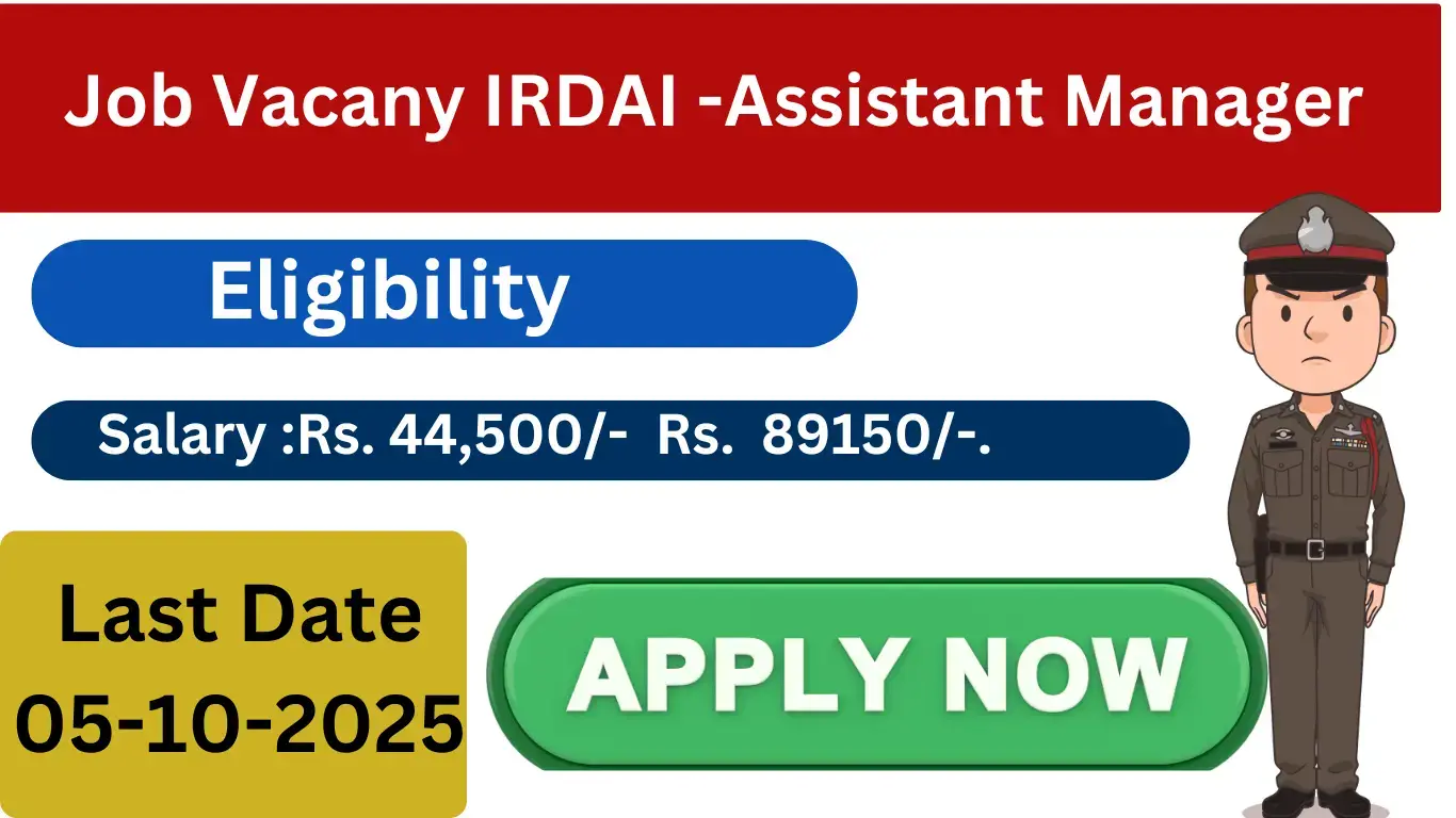 IRDAI Assistant Manager Recruitment 2024