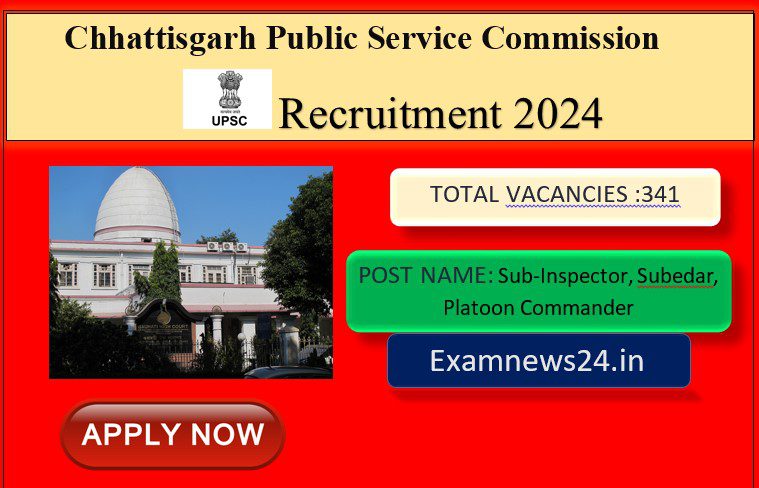 CGPSC Recruitment 2024