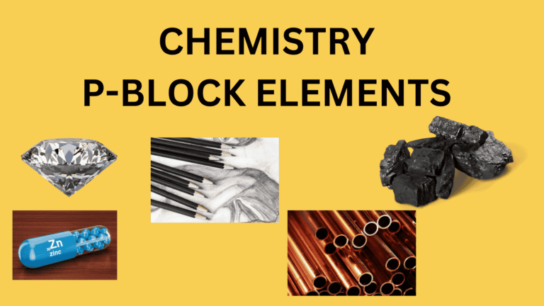 P BLOCK ELEMENTS IPE 2025 IMPORTANT QUESTIONS